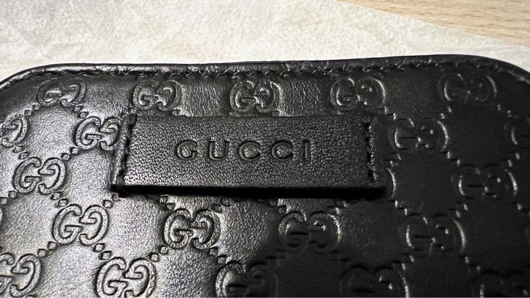 し*ิ様 【美品　一点限り】グッチ GUCCI 小銭入れ　マイクロGG シマ レ