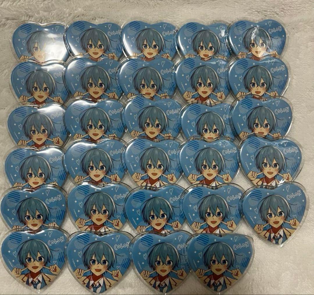 ころんくん すとまじ 苺文化祭 ハート缶バッジ 109個