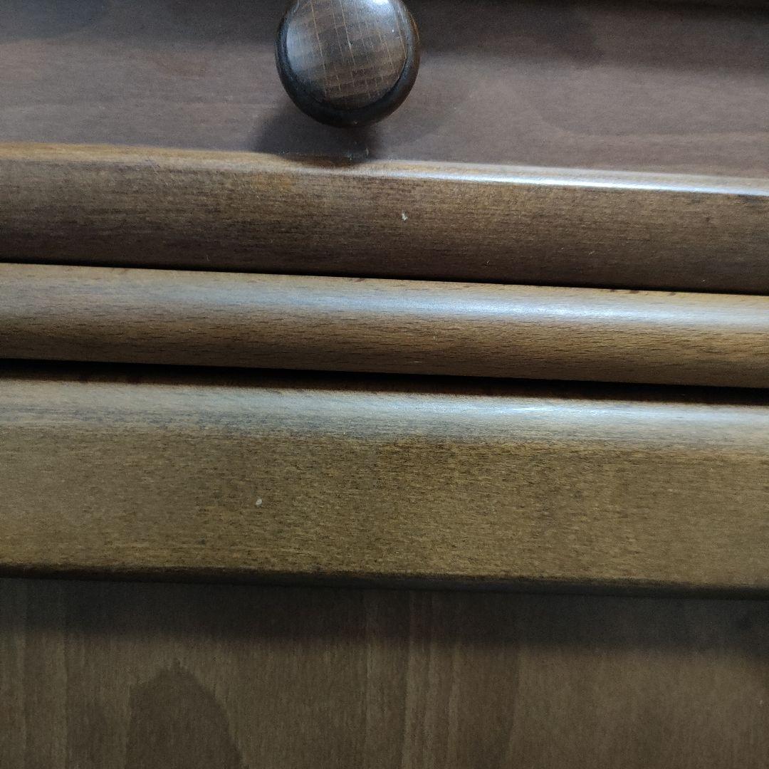 karimokuカリモク家具 電話台 花台 飾棚 サイドテーブル 引出し収納扉付