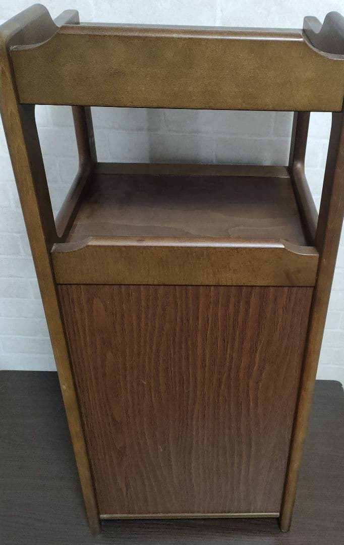 karimokuカリモク家具 電話台 花台 飾棚 サイドテーブル 引出し収納扉付