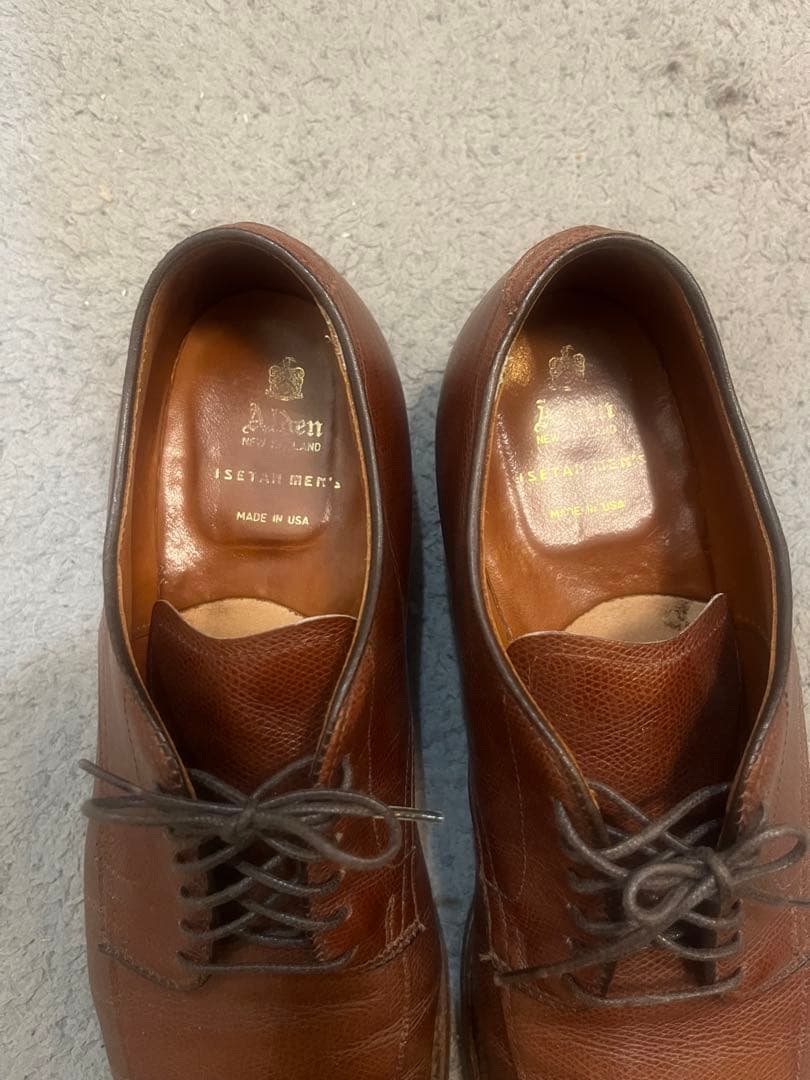 Alden 伊勢丹別注 Vチップ 54416 US8 D（箱付）