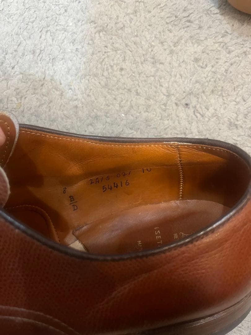 Alden 伊勢丹別注 Vチップ 54416 US8 D（箱付）