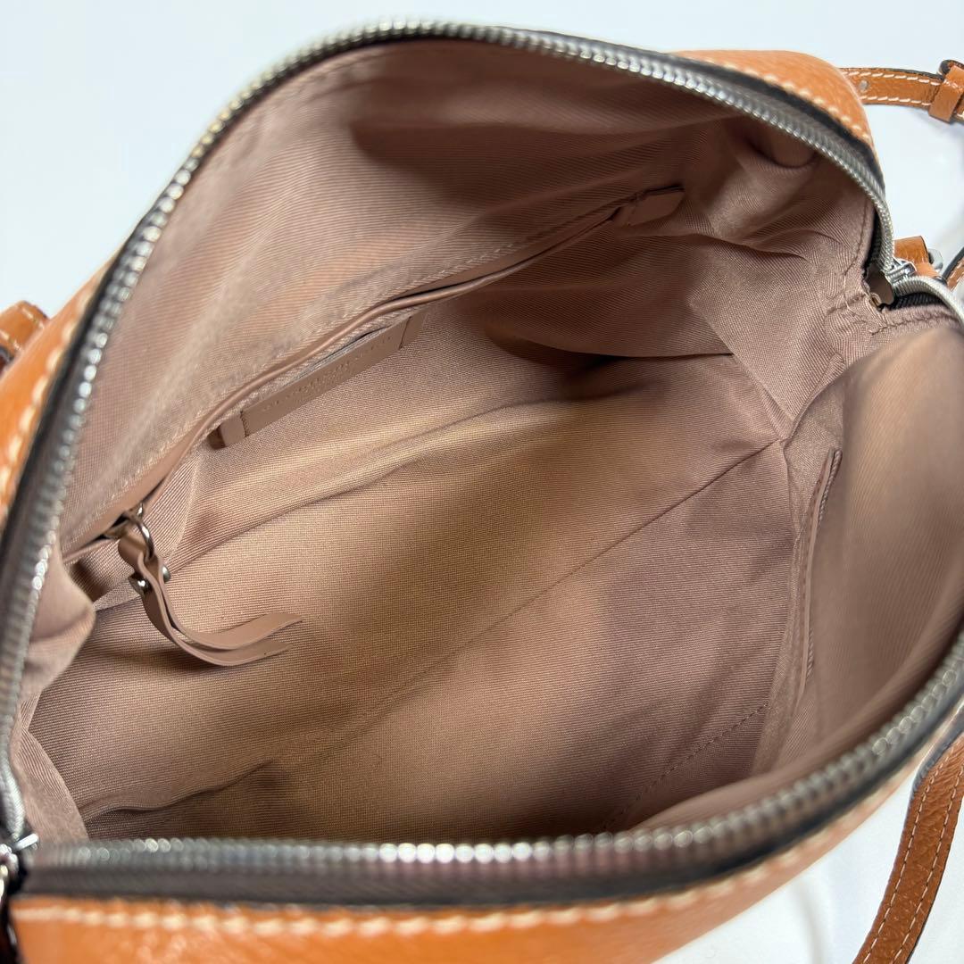 【極美品】ジャンニキアリーニ　ハンドバッグ 2way サファリ　ベージュ