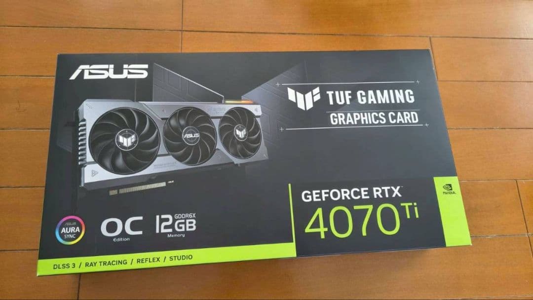ASUS 4070ti TUFGAMING 12GB ＯＣ品
