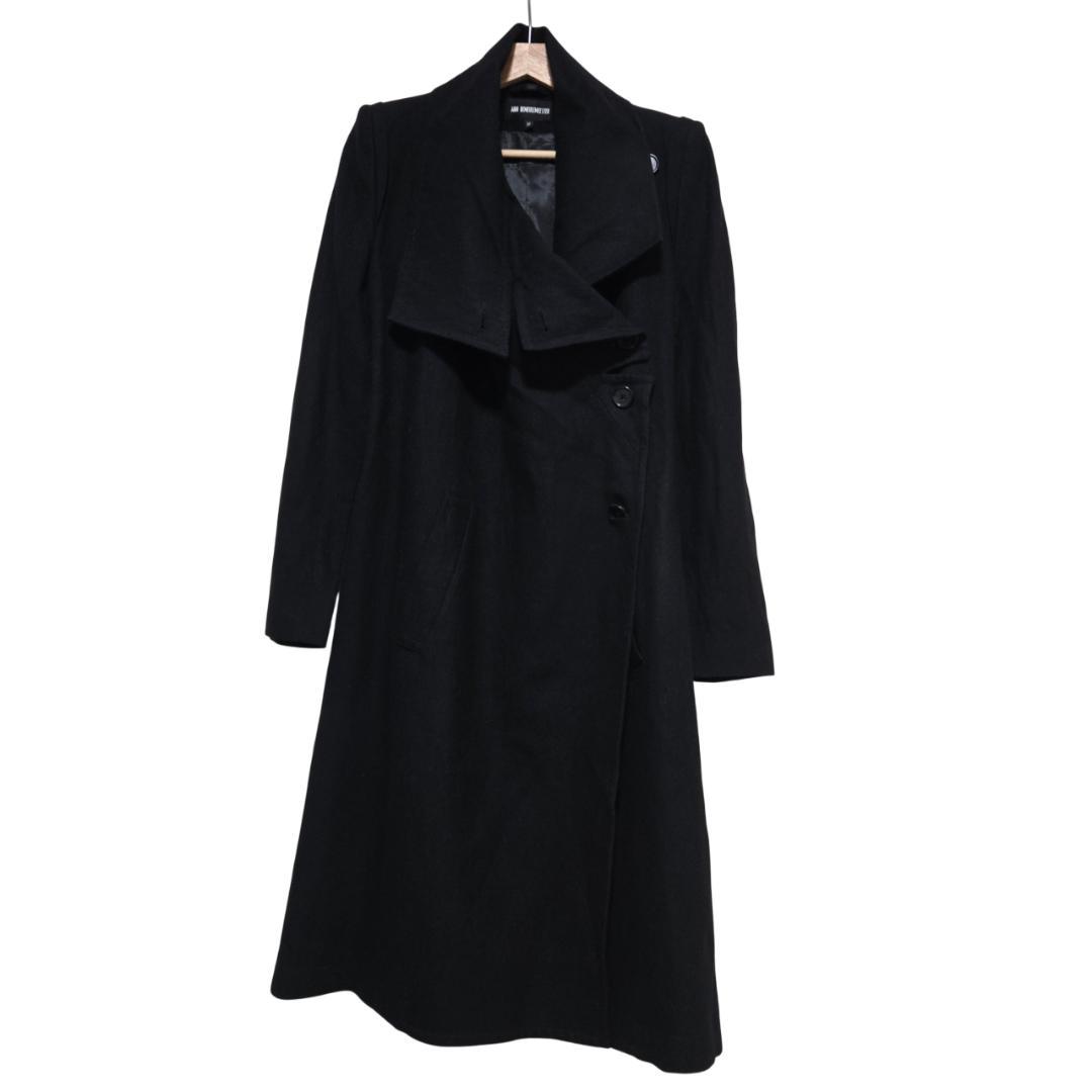AW10 本人期 ANN DEMEULEMEESTER ベルテッドロングコート