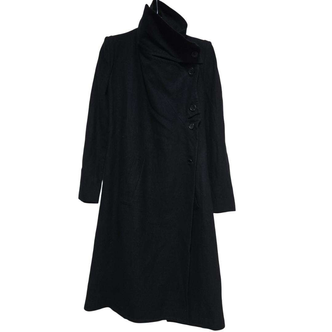 AW10 本人期 ANN DEMEULEMEESTER ベルテッドロングコート