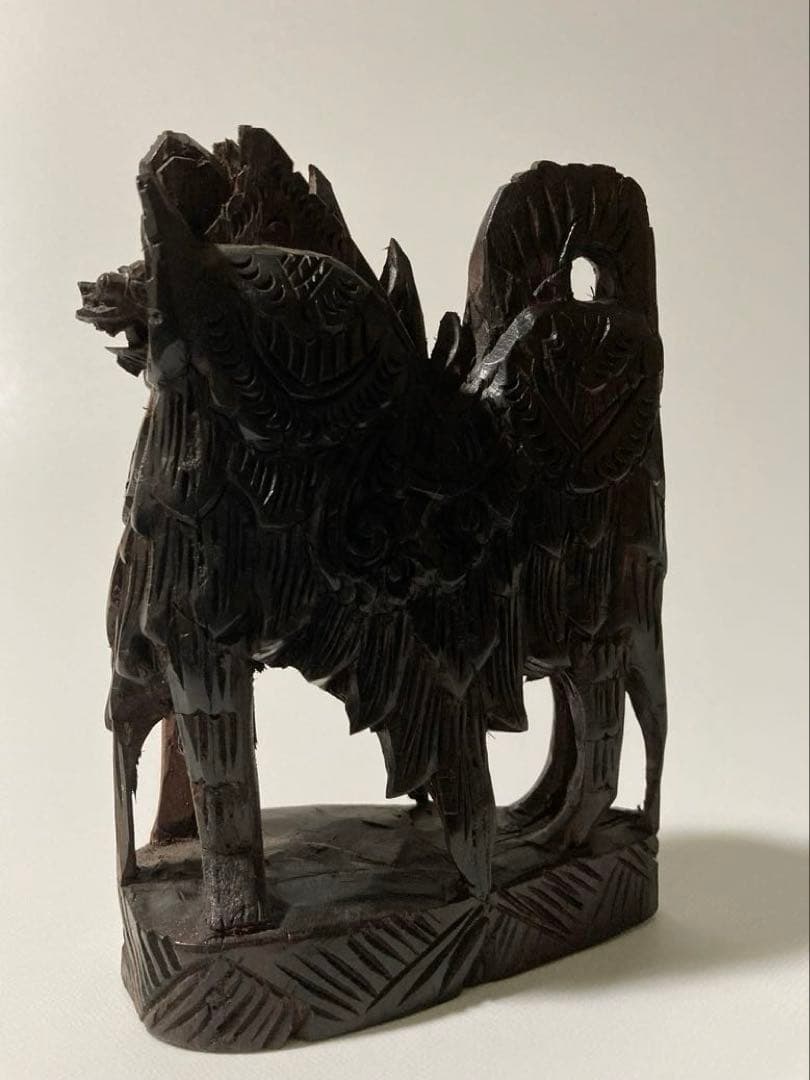 聖獣バロン バリ島 仏教美術 木彫り　置物