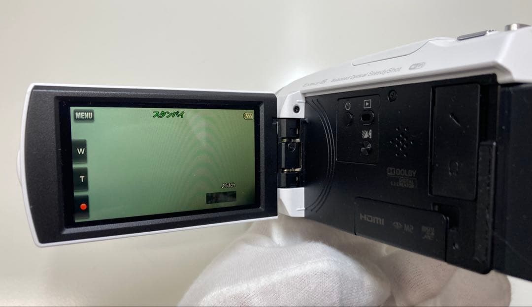 SONY HDR-CX680 ホワイト ビデオカメラ 本体