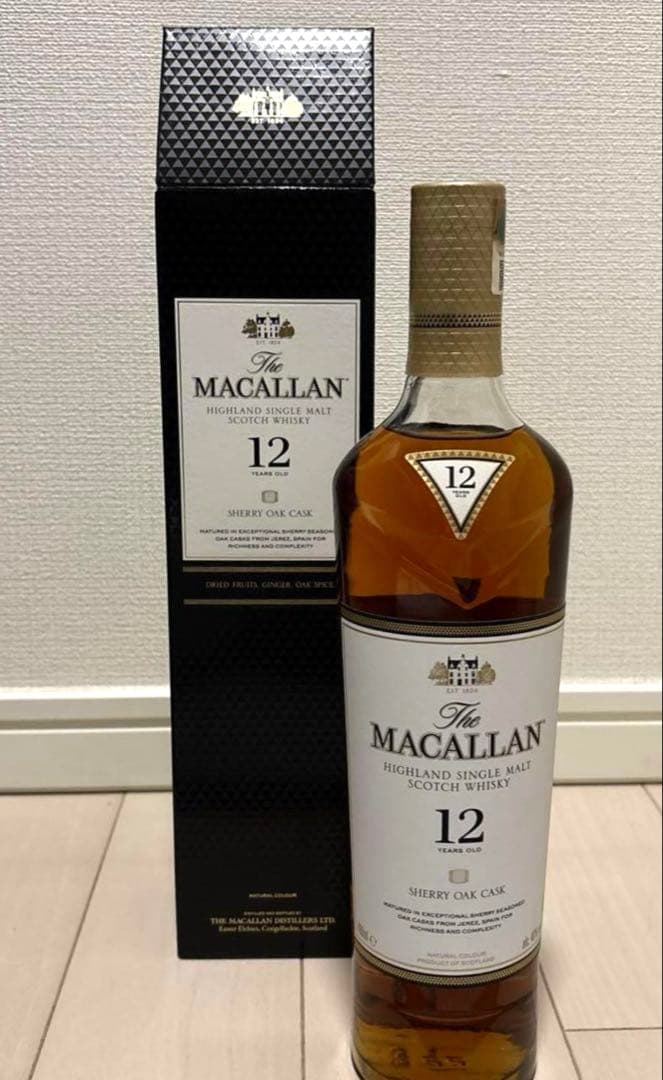 ウイスキー The Macallan 12 Year Old Sherry Oak