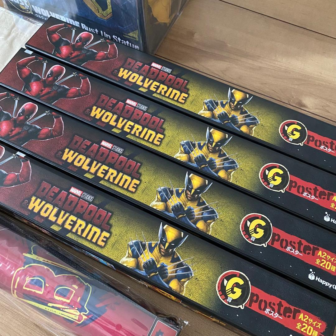 新品 ハッピーくじ マーベル デッドプール＆ウルヴァリン ラスト賞他 14点