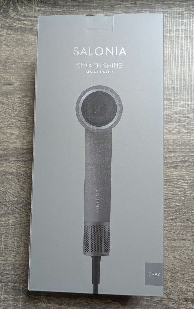 新品未開封 SALONIA スムースシャイン スマート ドライヤー グレー