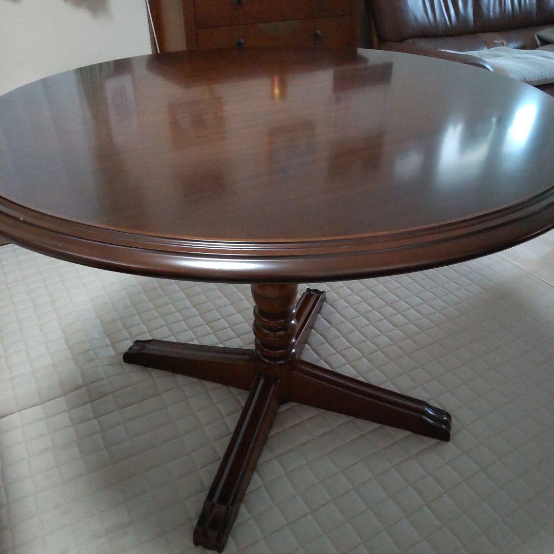 カリモク 丸テーブル