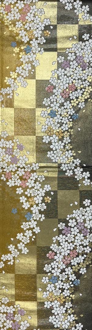 振り袖　フルセット　別誂長襦袢付　小柄な方に♪ オレンジ　振袖　金彩加工　627