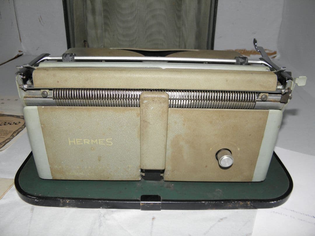 極希少・完動品】HERMES 2000 タイプライター 1953年製 付属品完備
