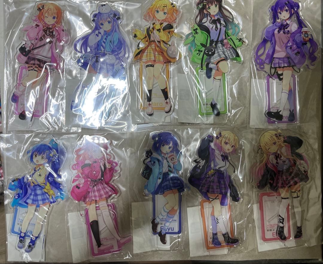 ごちうさ　so cute girls アクリルスタンド 10個セット　全部未開封