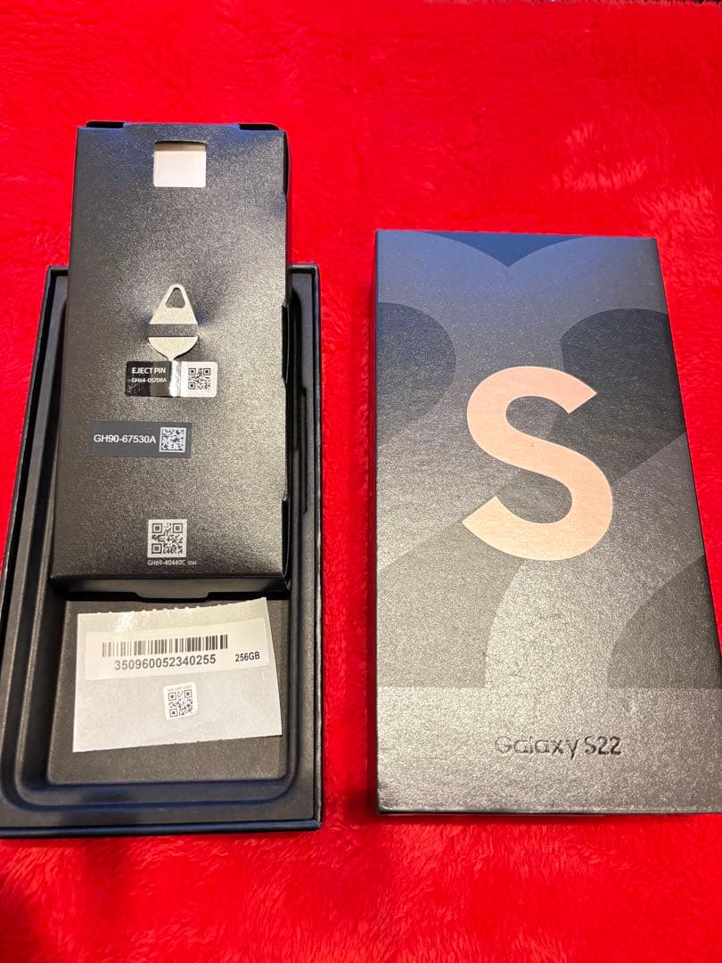 au版Galaxy S22 PinkGold 228GB 付属品完備