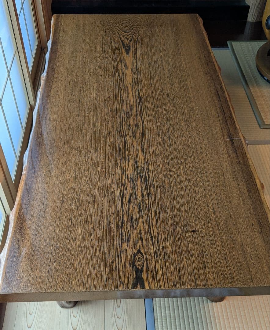 【手渡しのみ】タガヤサン一枚板座卓