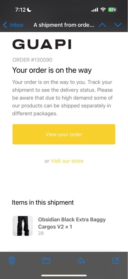 パンツ Guapi Baggy 28