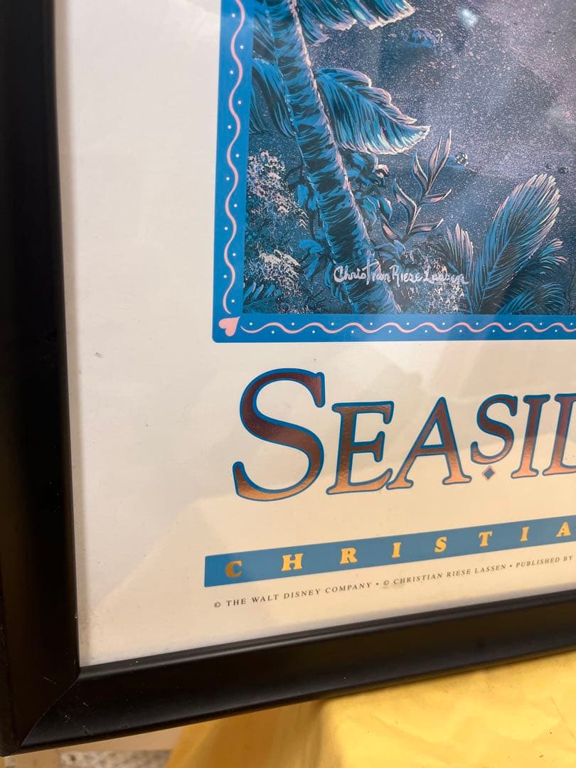 送料込み！巨大　ラッセン　ディズニー　ミッキー　コラボ　ビンテージポスター