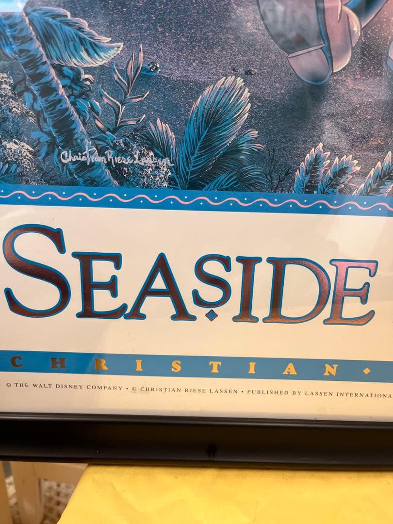 送料込み！巨大　ラッセン　ディズニー　ミッキー　コラボ　ビンテージポスター