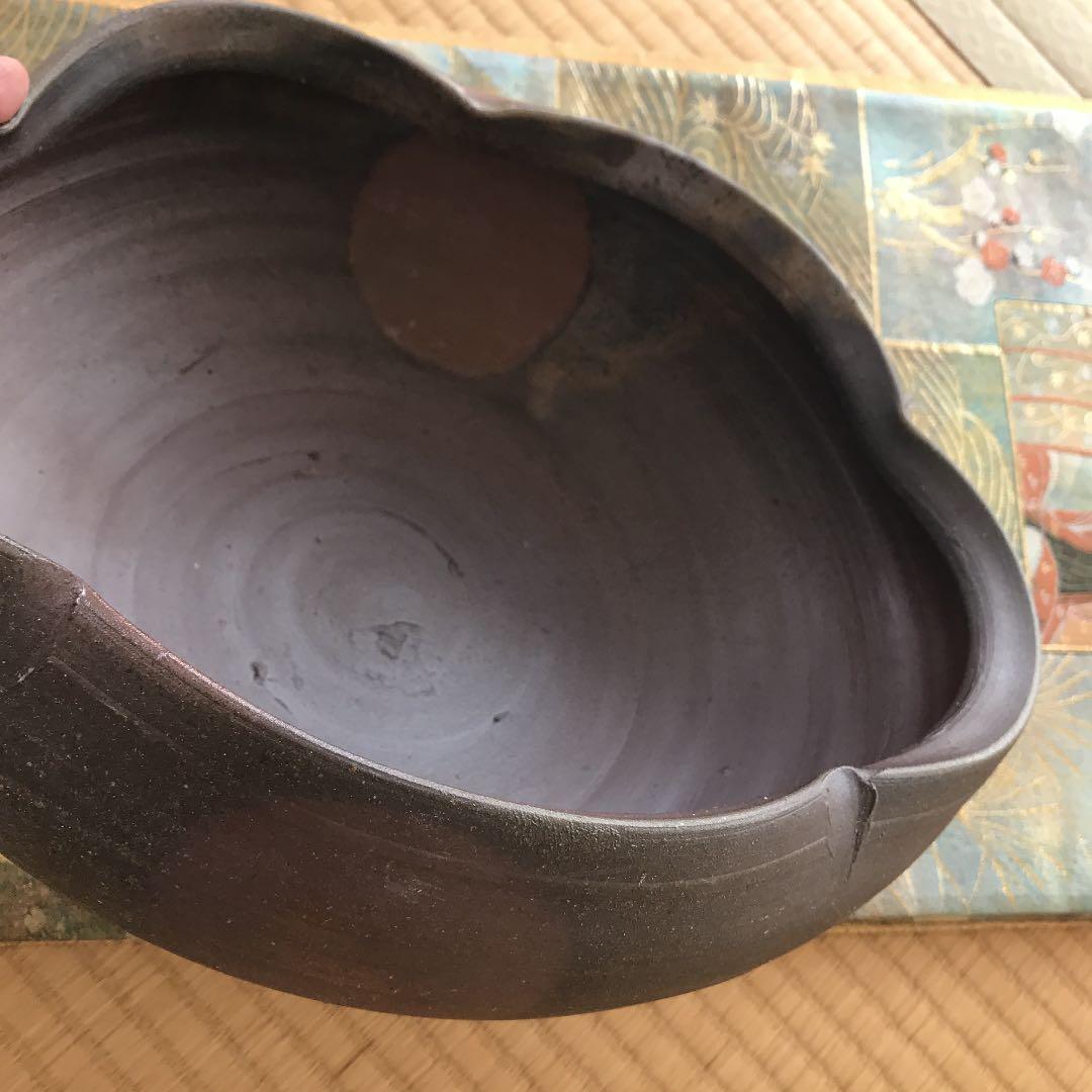 備前焼 大鉢　藤原 雄