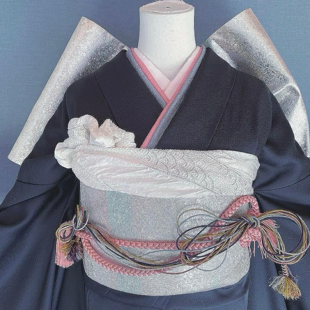 振袖フルセット　金彩加工友禅　成人式振袖　振袖　裄丈69 バタフライ