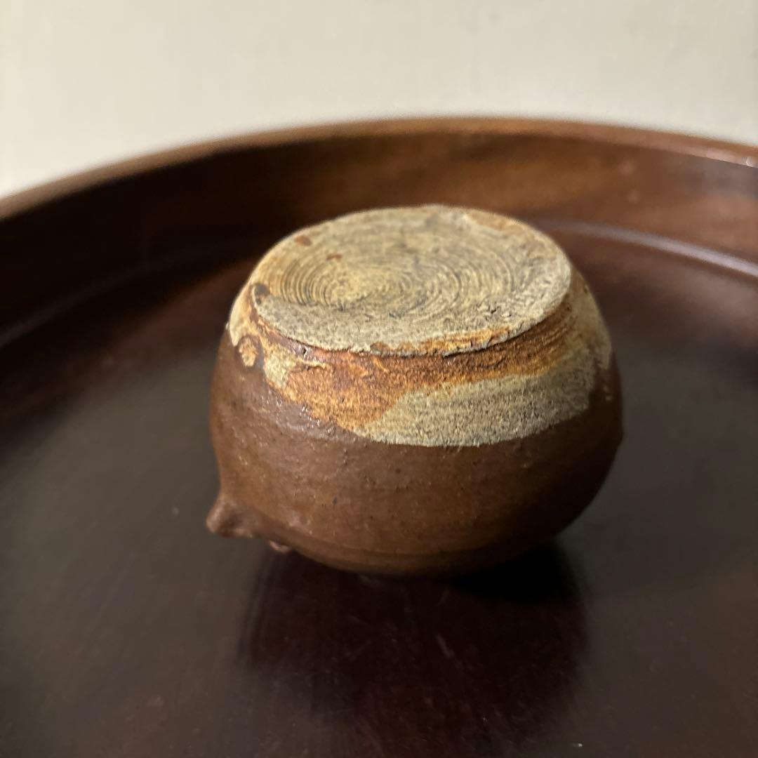 古瀬戸水滴　古道具　アンティーク　骨董　古備前　花器　古民芸　検:李朝　白洲正子
