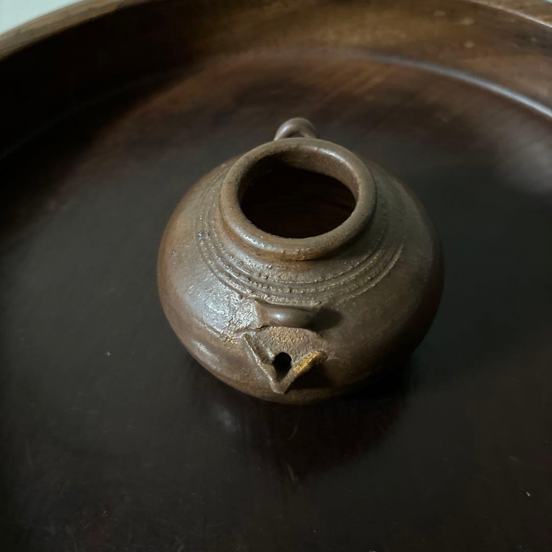 古瀬戸水滴　古道具　アンティーク　骨董　古備前　花器　古民芸　検:李朝　白洲正子