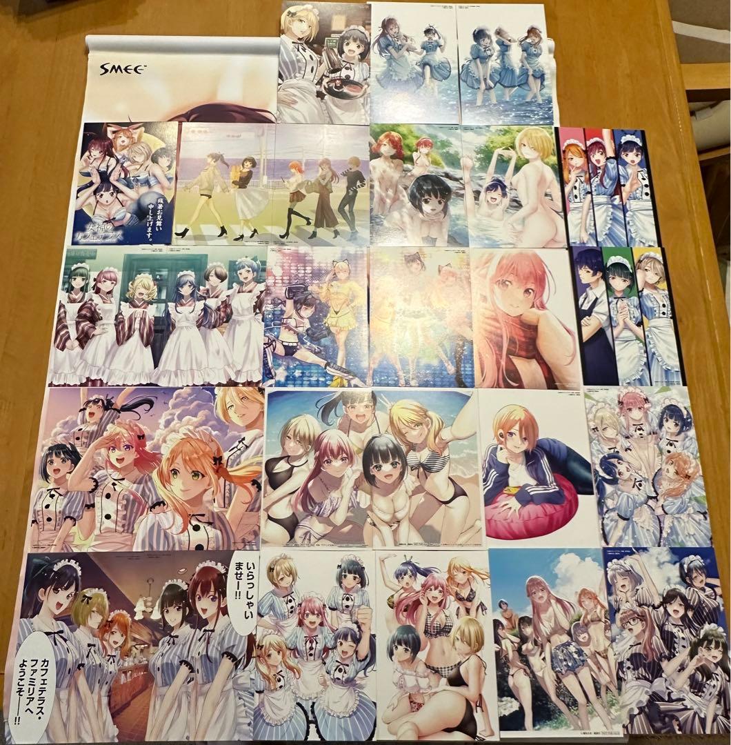 女神のカフェテラス ポストカード 27点セット