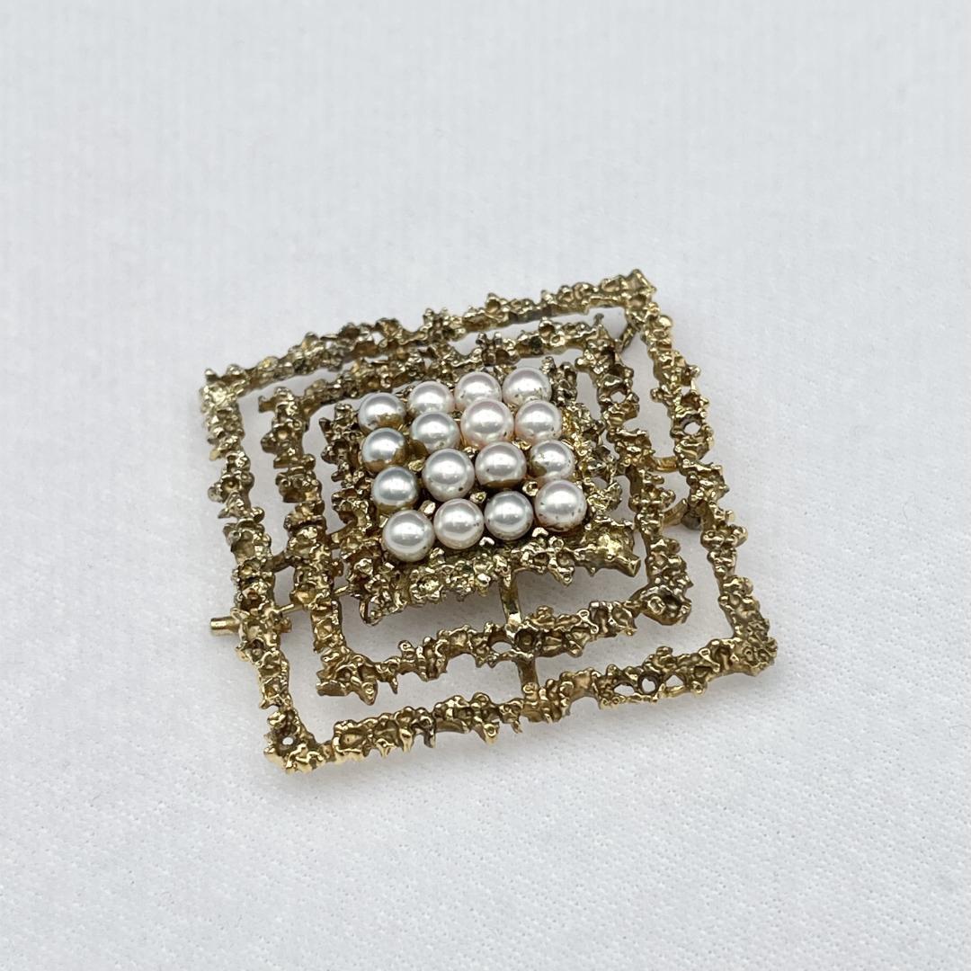 TASAKI アコヤ真珠 約4mm-4.5mm ブローチ Silver