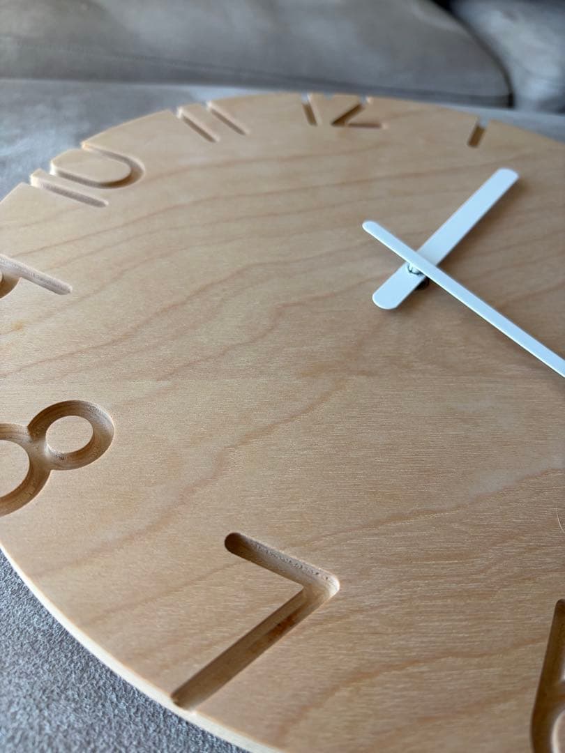 CARVED WOOD BIRCH/カーヴド ウッドバーチ 掛時計