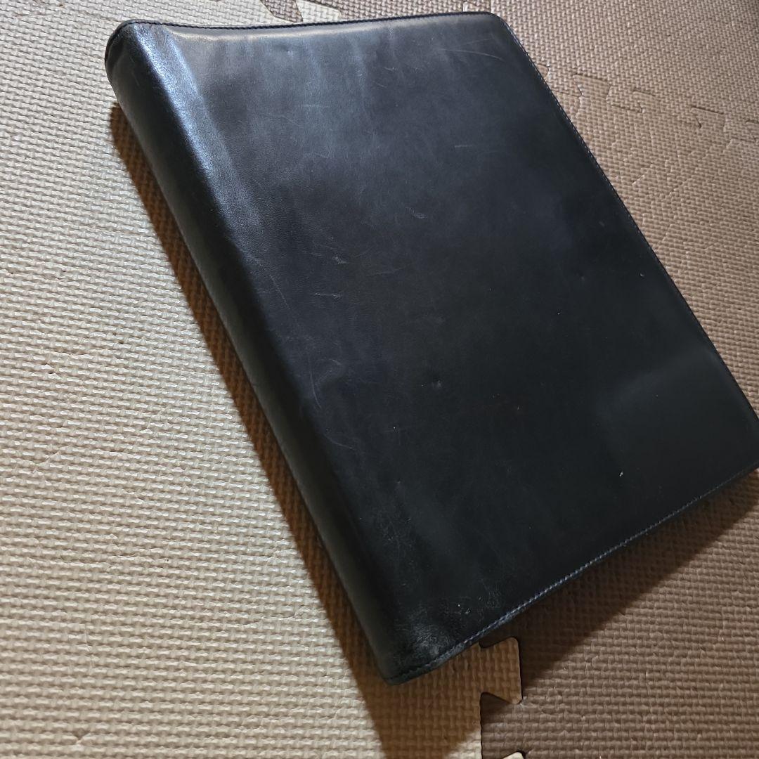 イタリア製ＰＴＭオーガナイザー　イタリアンカーフレザー　ヴィンテージ　A4サイズ