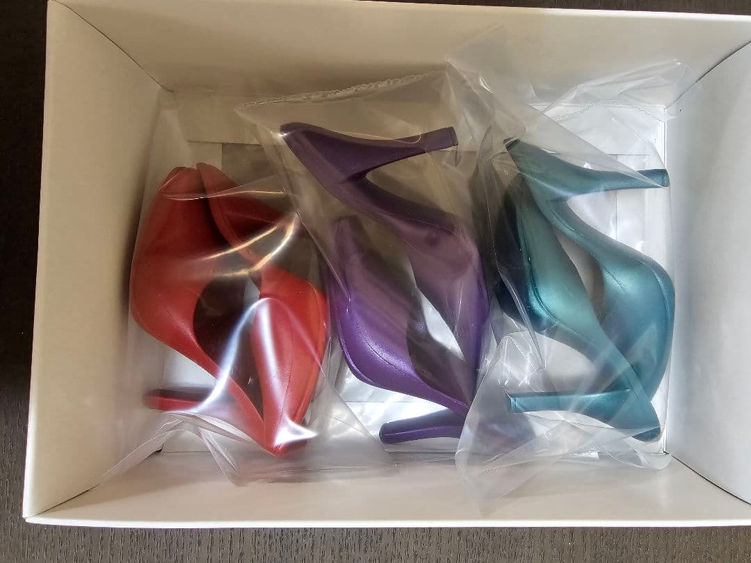 ドール関節人形 ユノアゼロ未開封本体と　ウィッグ　ヒール　ミュール　眠り顔