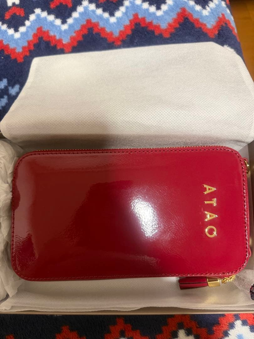 新品未使用　ATAO アタオ　アミュレット　エナメル　ルビー