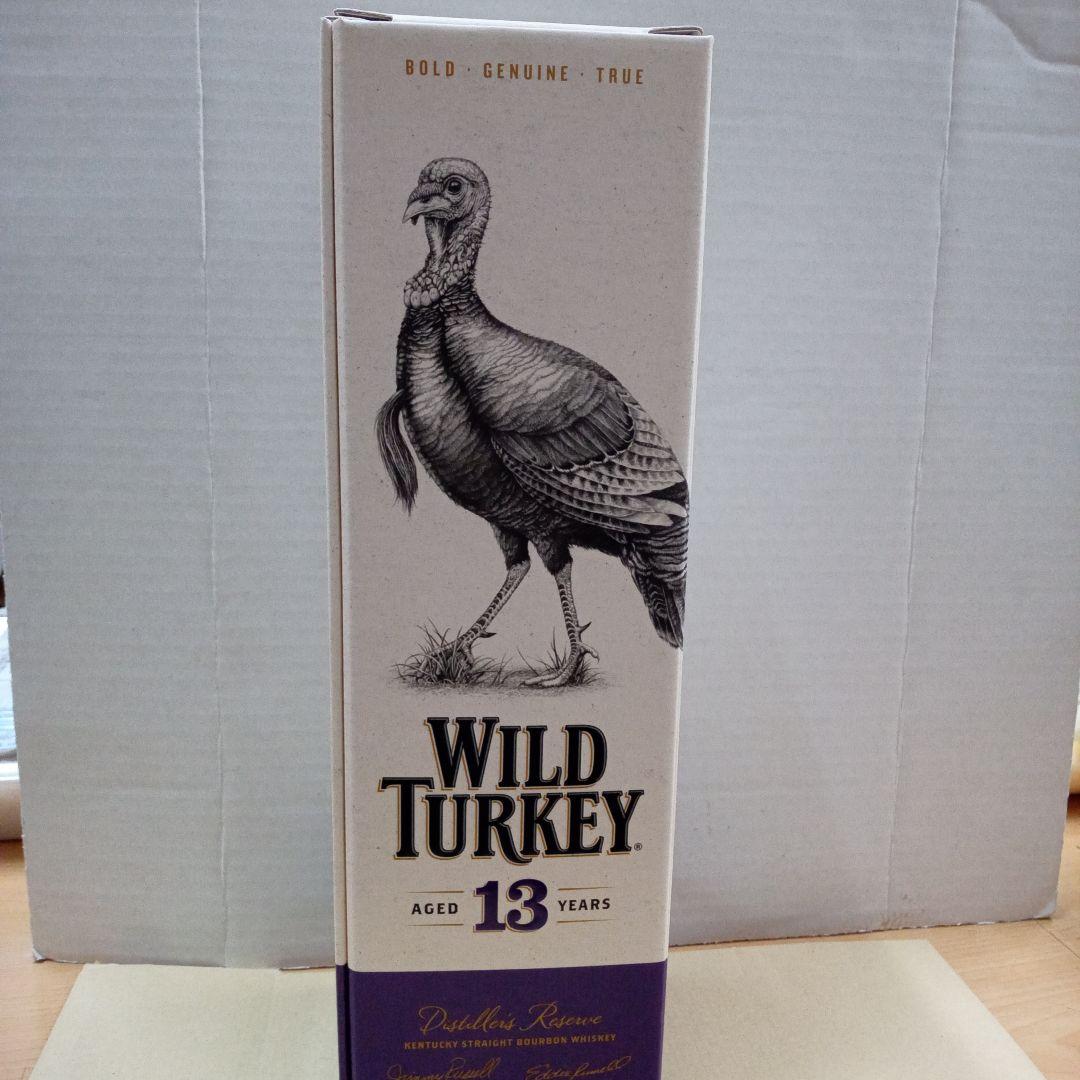 【終売品】 ワイルドターキー13年　箱付き・未開封品