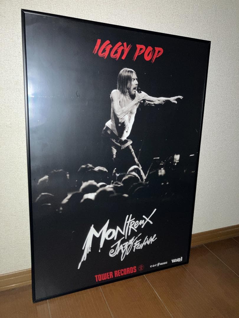 限定！イギーポップ Iggy Pop The Stooges タワレコ ポスター