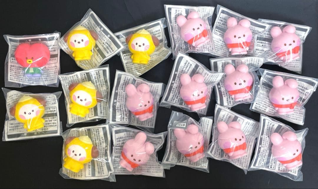BT21 ソフビ フィギュア COOKY TATA CHIMMY まとめ売り