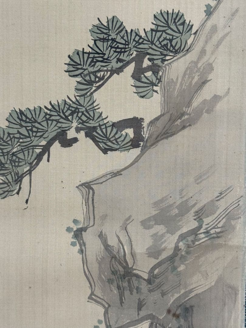 三長老　絹本肉筆　落款あり　古美術　掛軸　送料込み250617