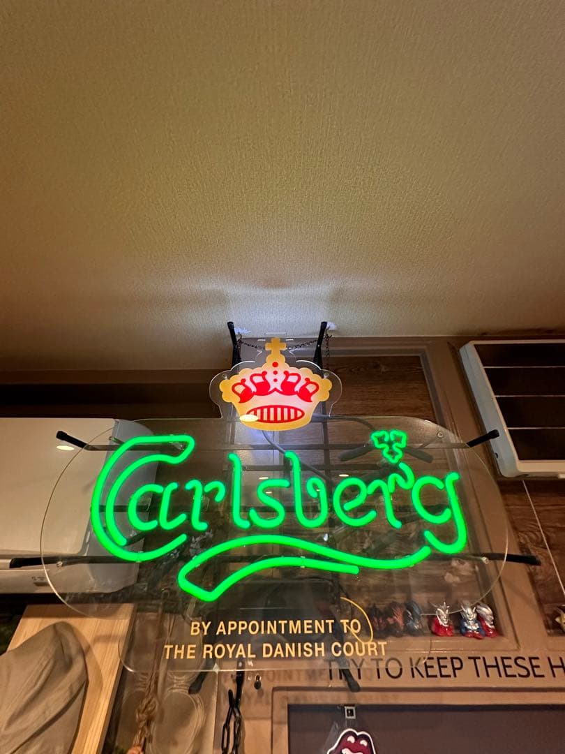 カールスバーグ　ネオン管　看板 お店 電飾看板 ペニージャパン ネオンサイン