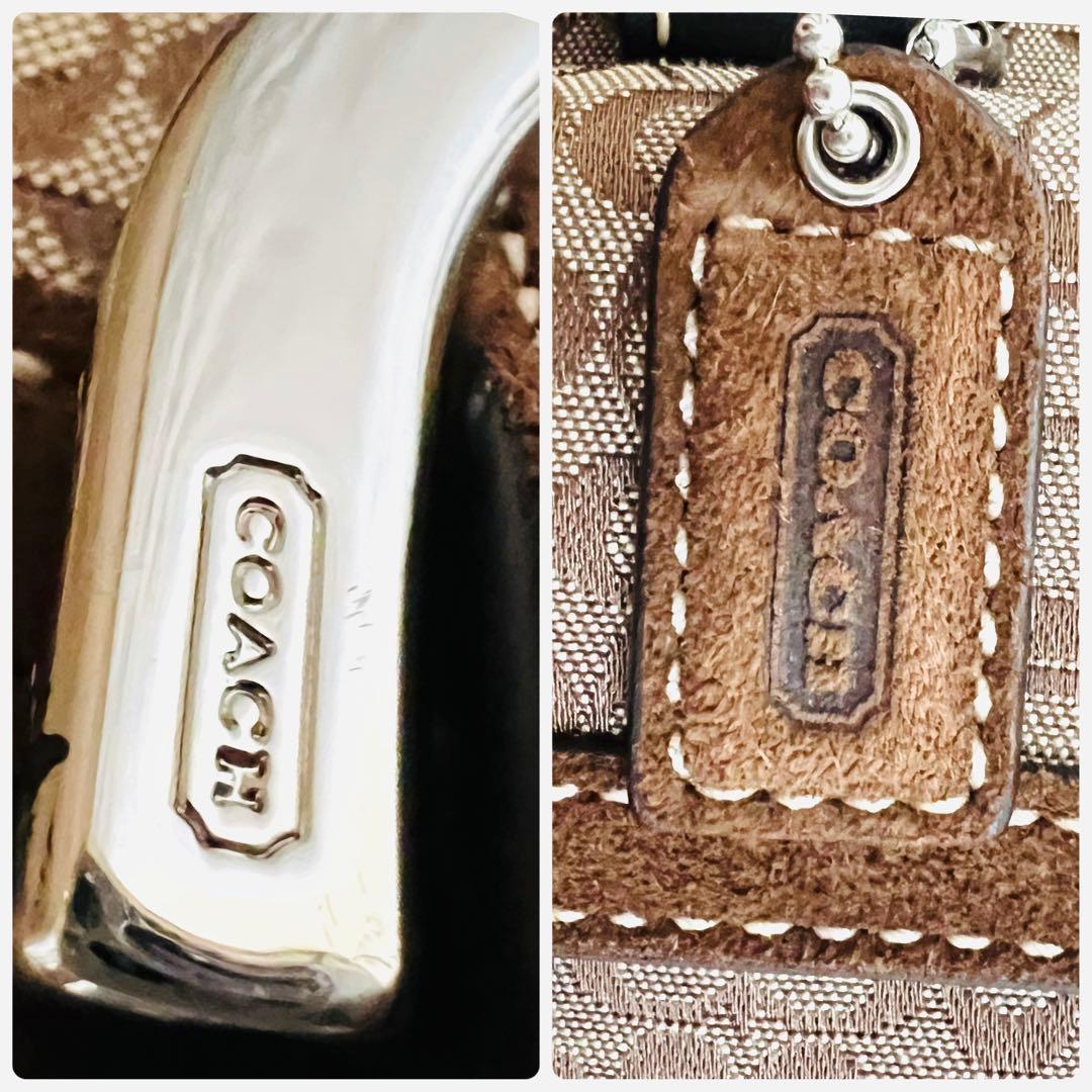 【美品】COACH コーチ ソーホー ミニシグネチャー ハンドバッグ