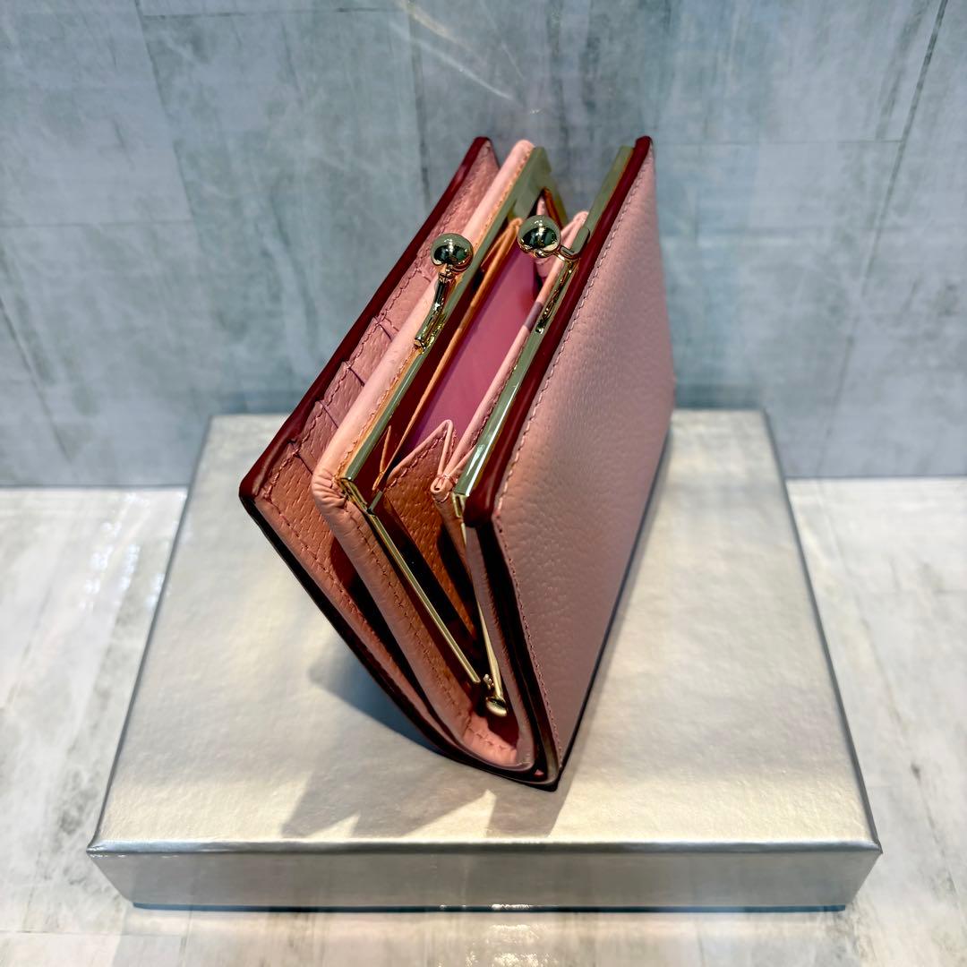 Vivienne Westwood 2つ折り財布 / ピンク/ゴールド金具付き