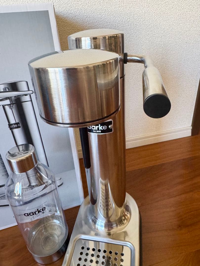 Aarke アールケ スチールシルバー ガスあり