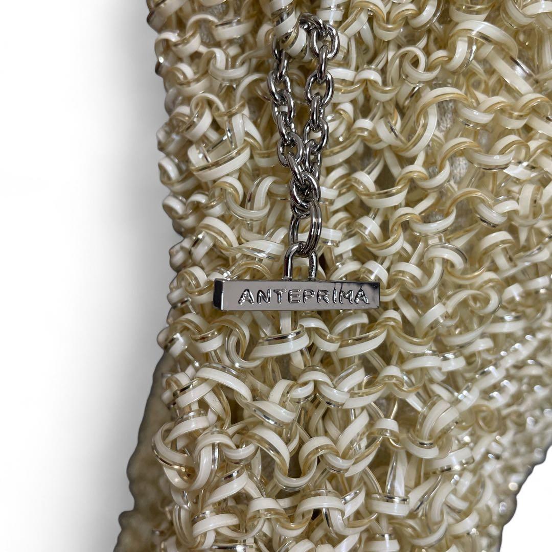 アンテプリマ ワイヤーバッグ ゴールド チャーム付き