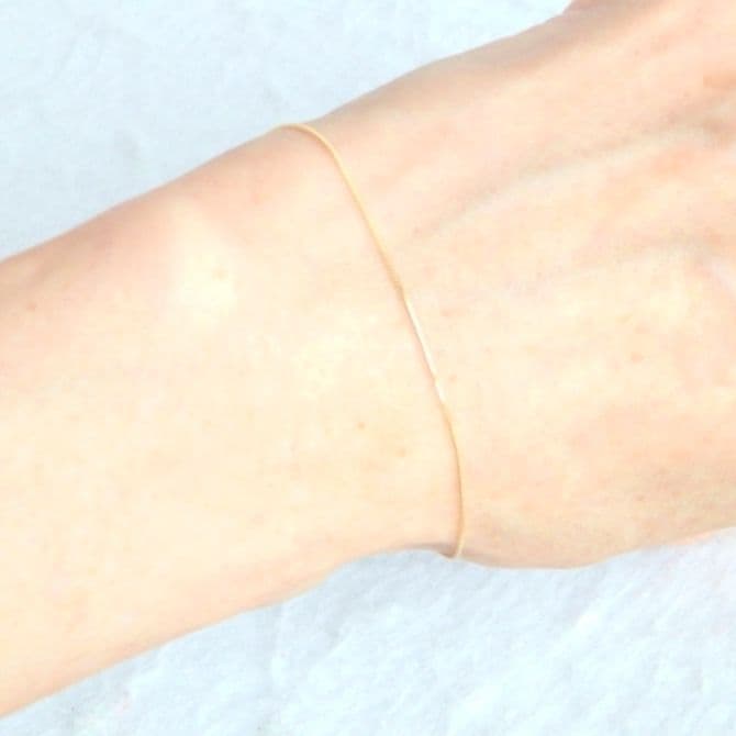 ◡̈⃝✩H&Y✩◡̈⃝様　k18アンクレット　ベネチアンチェーン　0.5㎜