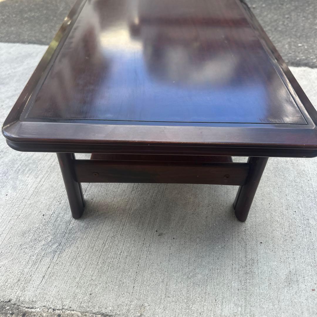 ダークブラウン木製座卓