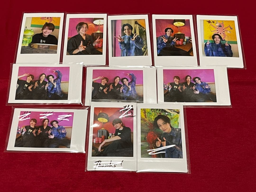 チェキ11枚 宮内告典 橋本真一 真野拓実 直筆サイン入り含