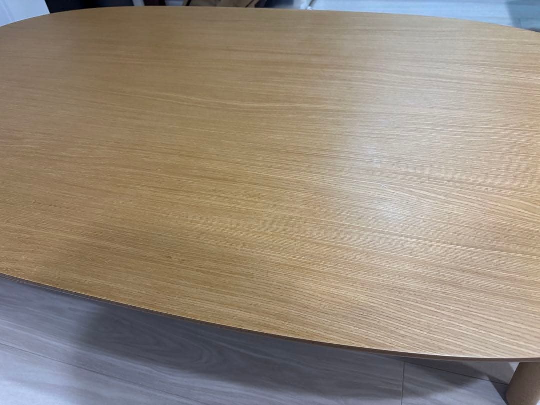 無印良品　こたつにもなるローテーブル　大 　ナチュラル
