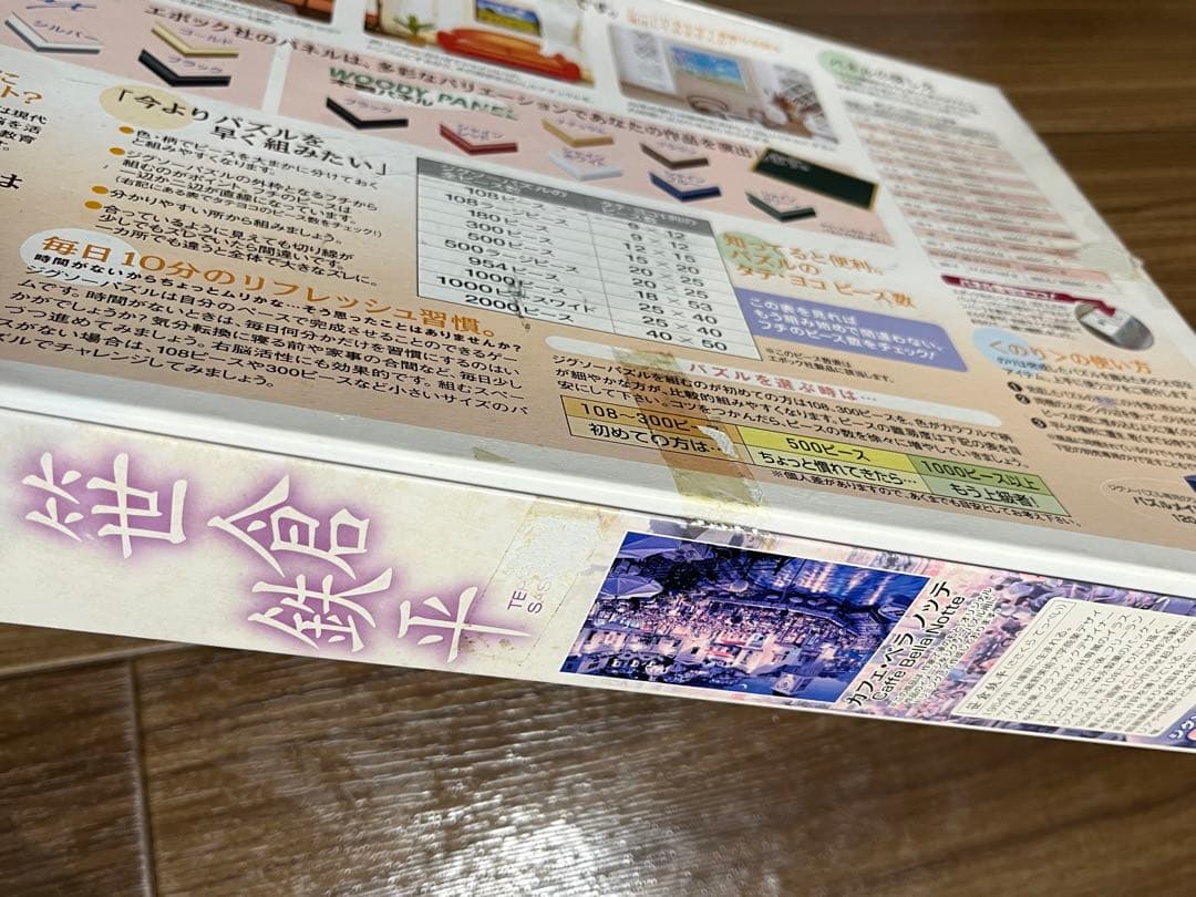 ジグソーパズル　笹倉鉄平　カフェ・ベラ ノッテ　2016ベリースモールピース