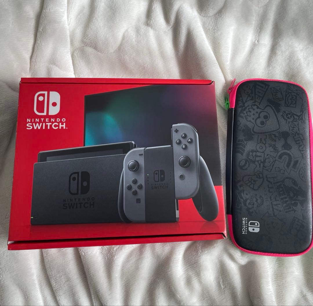 Nintendo Switch 本体 セット グレー スプラトゥーン ケース