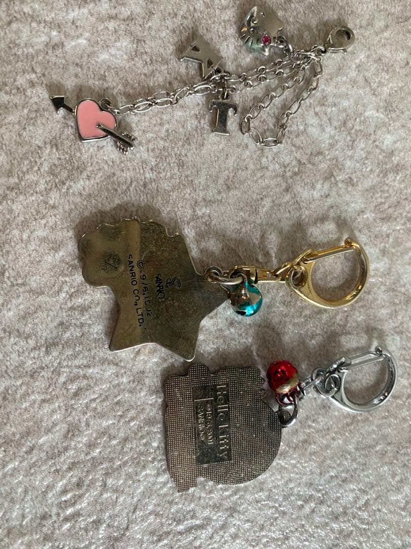 90年代物！ハローキティストラップ 9個セット